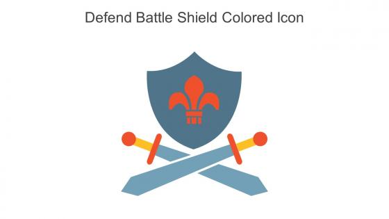 Defend Battle Shield Colored Icon In Powerpoint Pptx Png And Editable Eps Format