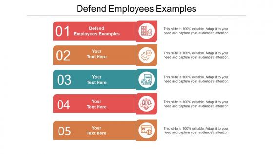 Defend employees examples ppt powerpoint presentation infographic template smartart cpb
