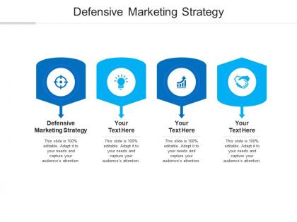 Defensive marketing strategy ppt powerpoint presentation infographics sample cpb