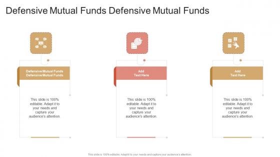 Defensive Mutual Funds Defensive Mutual Funds In Powerpoint And Google Slides Cpb