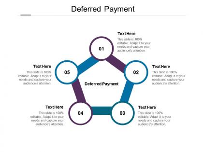Deferred payment ppt powerpoint presentation ideas display cpb