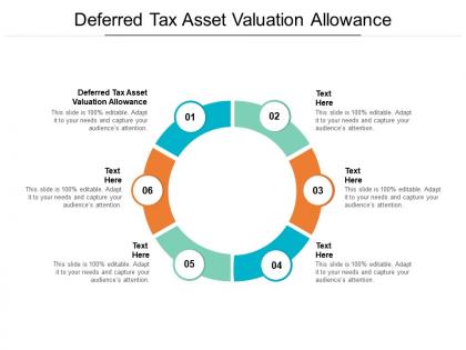Deferred tax asset valuation allowance ppt powerpoint presentation show information cpb
