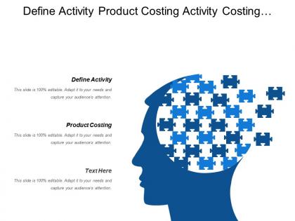 Define activity product costing activity costing performance measurement