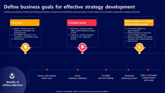Define Business Goals For Effective Strategy Acquiring Mobile App Customers