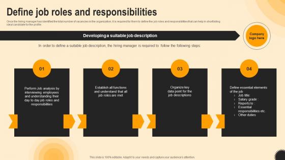 Define Job Roles And Responsibilities Ultimate Guide To Hr Talent Acquisition