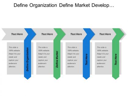 Define organization define market develop positioning strategy plan budget