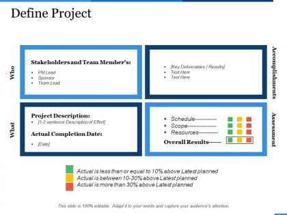 Define project stakeholders management ppt show infographic template