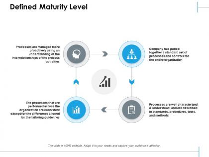 Defined maturity level ppt summary graphics pictures