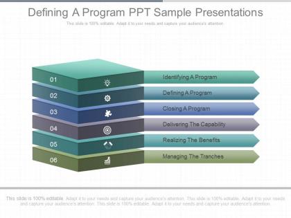 Defining a program ppt sample presentations