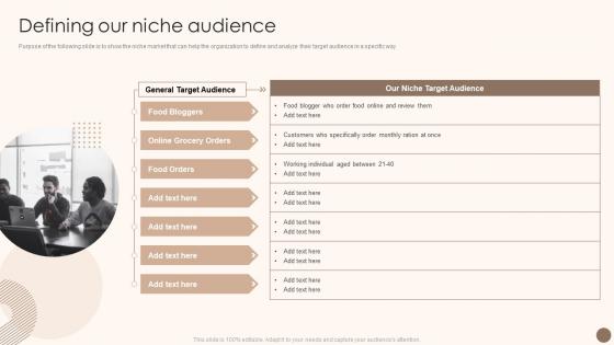 Defining Our Niche Audience Utilizing Marketing Strategy To Optimize