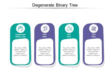 Degenerate binary tree ppt powerpoint presentation model design inspiration cpb