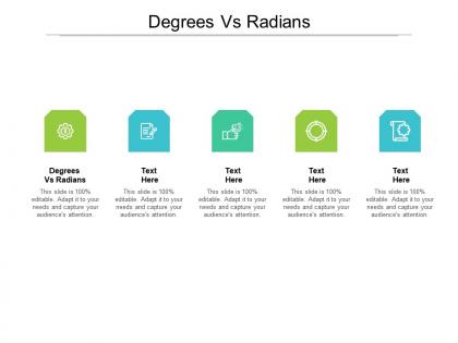 Degrees vs radians ppt powerpoint presentation infographics graphics download cpb