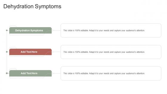 Dehydration Symptoms In Powerpoint And Google Slides Cpb