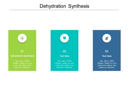 Dehydration synthesis ppt powerpoint presentation infographics graphic tips cpb