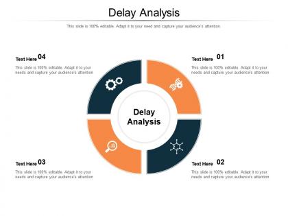 Delay analysis ppt powerpoint presentation infographic template grid cpb