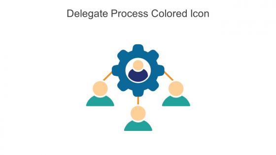 Delegate Process Colored Icon In Powerpoint Pptx Png And Editable Eps Format