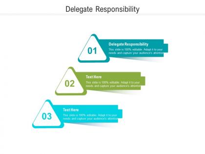 Delegate responsibility ppt powerpoint presentation summary example cpb