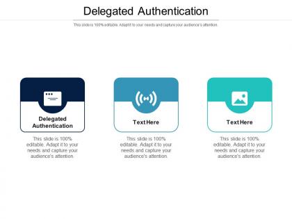 Delegated authentication ppt powerpoint presentation pictures cpb