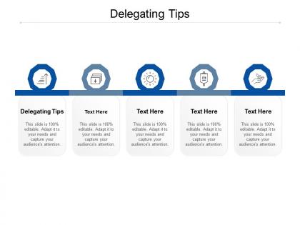 Delegating tips ppt powerpoint presentation outline template cpb
