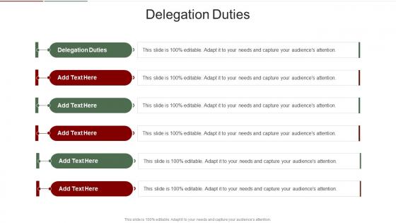 Delegation Duties In Powerpoint And Google Slides Cpb