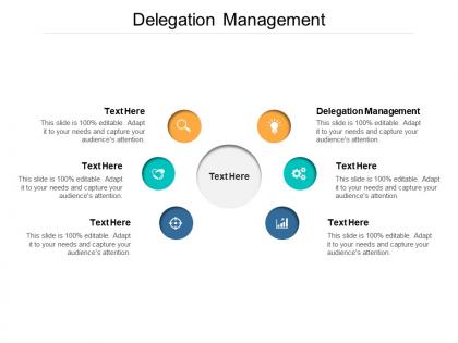Delegation management ppt powerpoint presentation outline background cpb