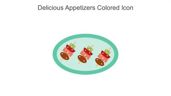 Delicious Appetizers Colored Icon In Powerpoint Pptx Png And Editable Eps Format