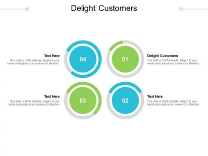 Delight customers ppt powerpoint presentation infographics good cpb