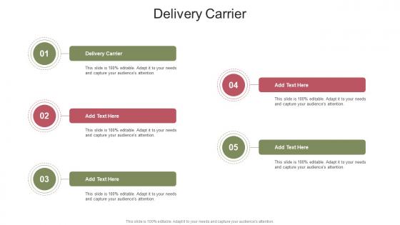 Delivery Carrier In Powerpoint And Google Slides Cpb