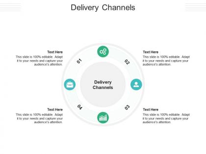 Delivery channels ppt powerpoint presentation model format ideas cpb