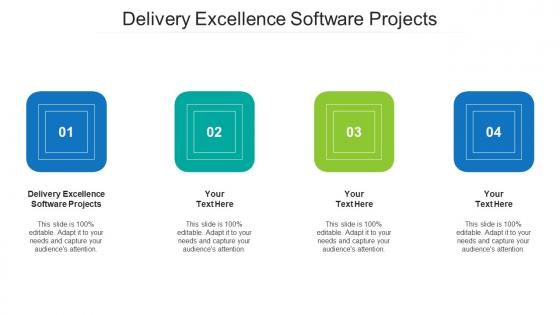 Delivery excellence software projects ppt powerpoint presentation inspiration show cpb