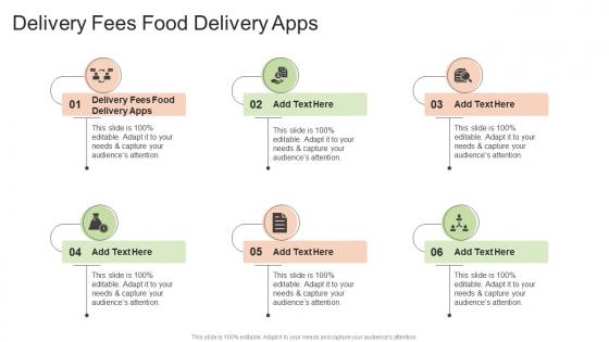 Delivery Fees Food Delivery Apps In Powerpoint And Google Slides Cpb