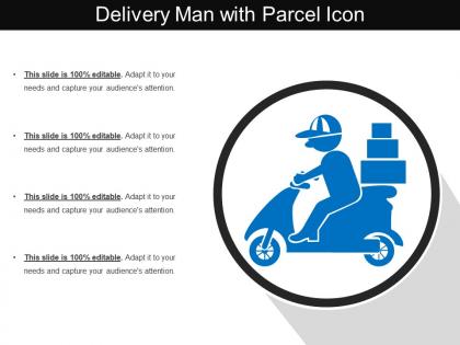 Delivery Man Icon PowerPoint Presentation and Slides PPT PowerPoint ...