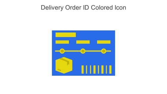 Delivery Order ID Colored Icon In Powerpoint Pptx Png And Editable Eps Format