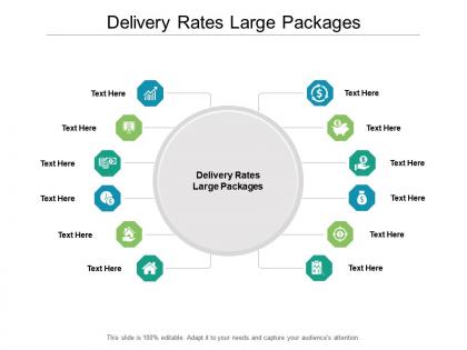Delivery rates large packages ppt powerpoint presentation icon show cpb