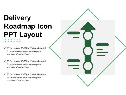 Delivery roadmap icon layout