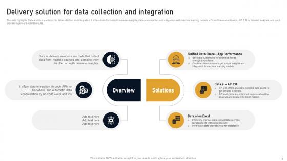 Delivery Solution For Data Collection And Developing Marketplace Strategy AI SS V