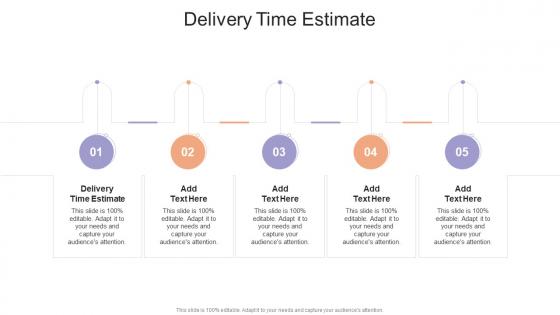Delivery Time Estimate In Powerpoint And Google Slides Cpb