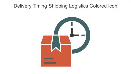 Delivery Timing Shipping Logistics Colored Icon In Powerpoint Pptx Png And Editable Eps Format
