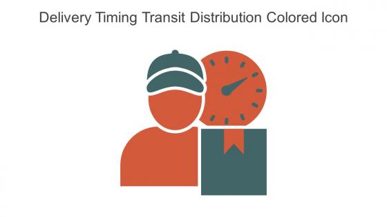Delivery Timing Transit Distribution Colored Icon In Powerpoint Pptx Png And Editable Eps Format