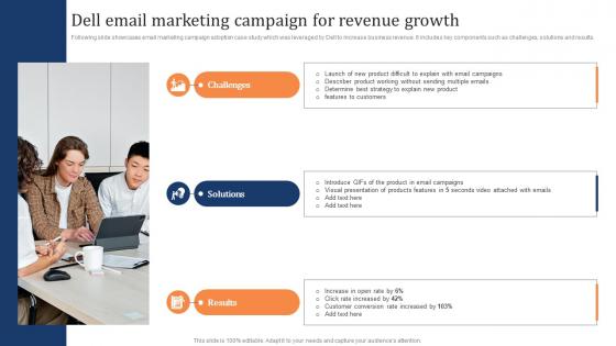 Dell Email Marketing Campaign For Revenue Growth Marketing Strategy To Increase Customer Retention