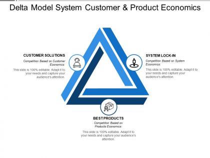 Delta model system customer and product economics