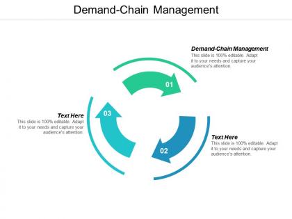 Demand chain management ppt powerpoint presentation ideas format cpb