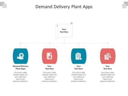 Demand delivery plant apps ppt powerpoint presentation file designs cpb