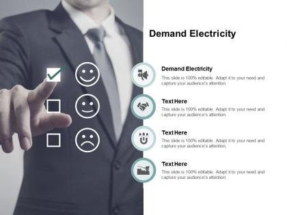 Demand electricity ppt powerpoint presentation outline clipart images cpb
