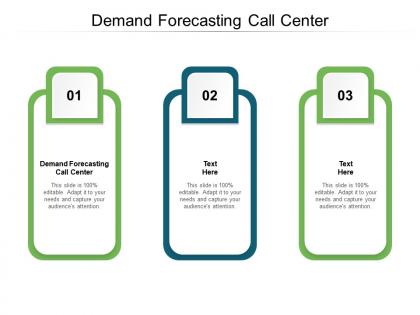 Demand forecasting call center ppt powerpoint presentation layouts sample cpb