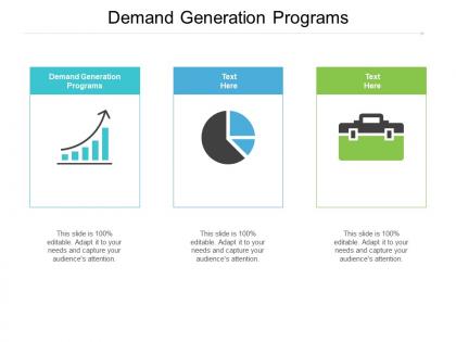 Demand generation programs ppt powerpoint presentation professional structure cpb