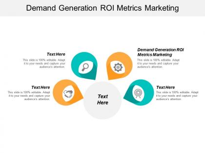 Demand generation roi metrics marketing ppt powerpoint presentation ideas background cpb