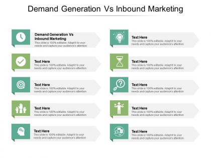 Demand generation vs inbound marketing ppt powerpoint presentation inspiration master slide cpb