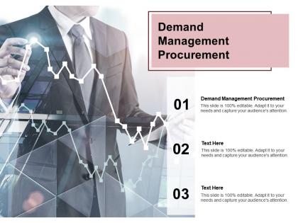 Demand management procurement ppt powerpoint presentation show visual aids cpb