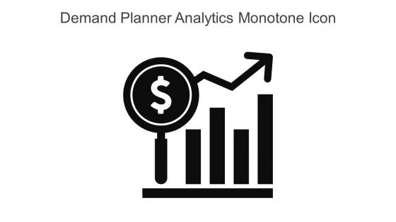 Demand Planner Analytics Monotone Icon In Powerpoint Pptx Png And Editable Eps Format
